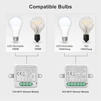 Tuya Wifi&ZigBee Smart Dimmer Switch Module 2 Way Dimmable Light Switch APP Remote Control Work With Alexa Google Home - Image 6