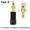 ROUE for Karcher Parkside High Pressure Washer Nozzle Adapter for Converting between Karcher Lavor Parkside CarWasher Accessory 4