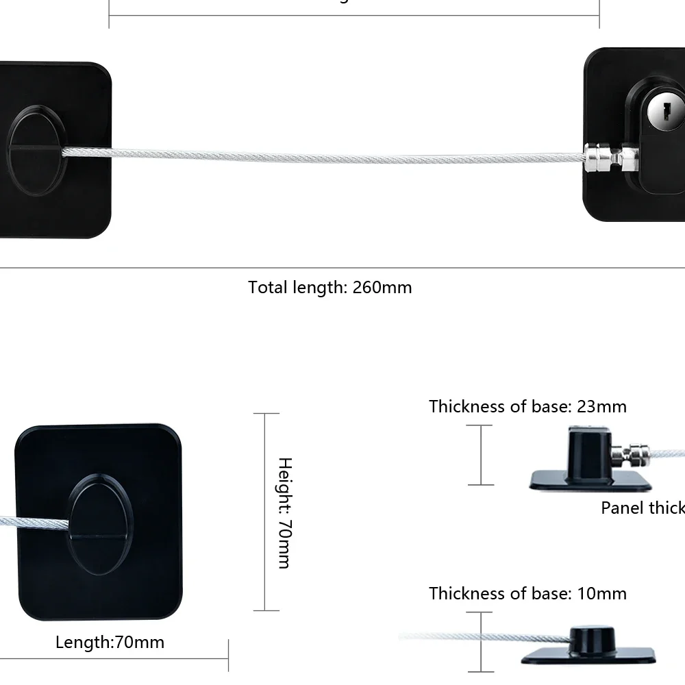 Baby Child Safety Lock Window Refrigerator Opening Security Cable Door Lock for Kids Safety Protector Protection Child cabinet lock,child lock,door lock,safety lock,refrigerator lock,refrigerator door lock,door window lock
