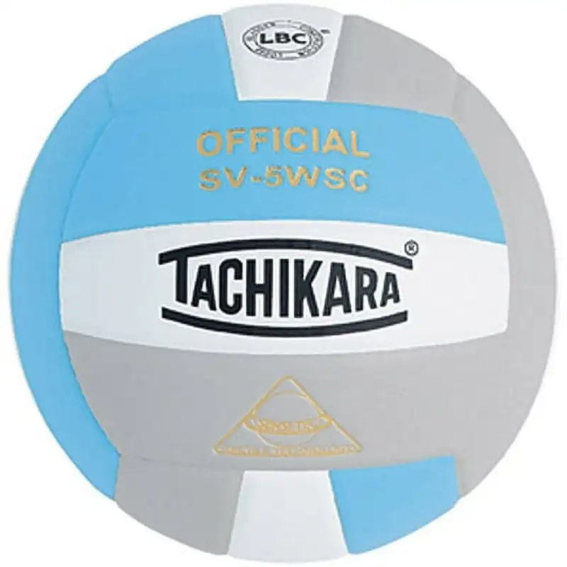 

SV-5WSC Sensi-Tec Composite Volleyball, Powder Blue/White/Silver Gray