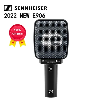 오리지널 SENNHEISER 악기 마이크, 슈퍼 카디오이드 하이 퀄리티 E906, 드럼 기타용 전환 가능 존재 필터 포함