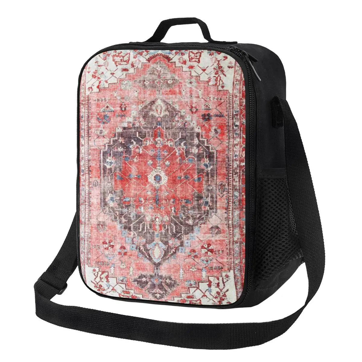 

Vintage Oriental Moroccan Style Artwork Insulated Lunch Bags for Antique Bohemian Resuable Cooler Thermal Food Bento Box Kids