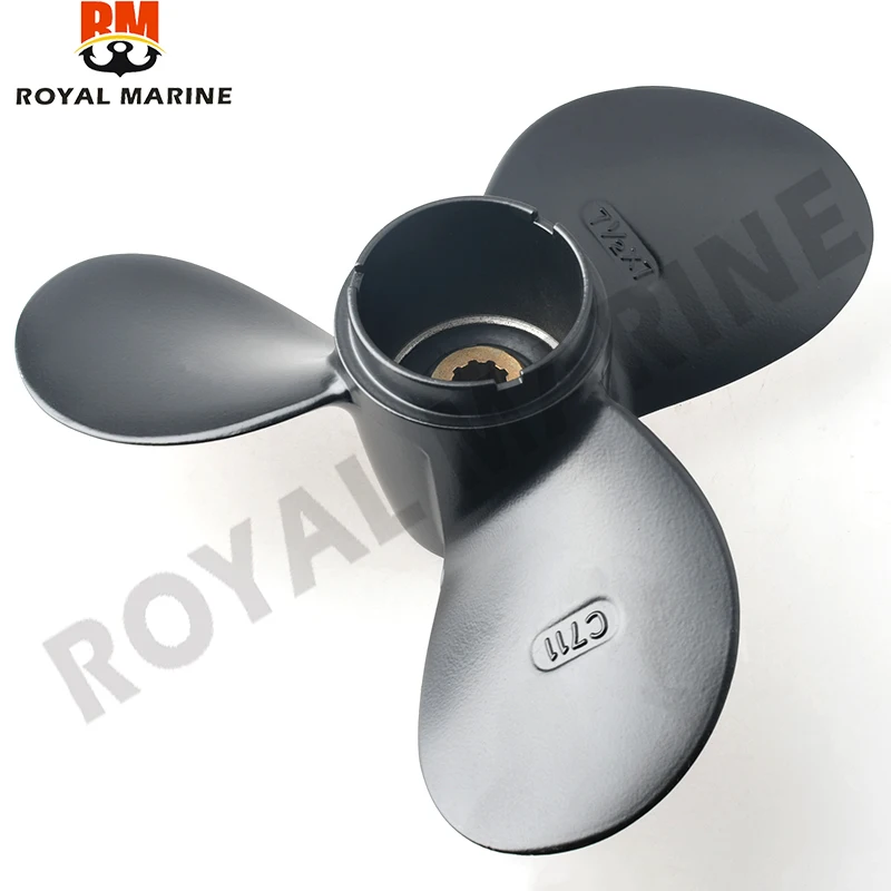 Aluminum alloy propeller 7 1/2 x 7 for Suzuki boat engine 4-6HP 5811091JN0019