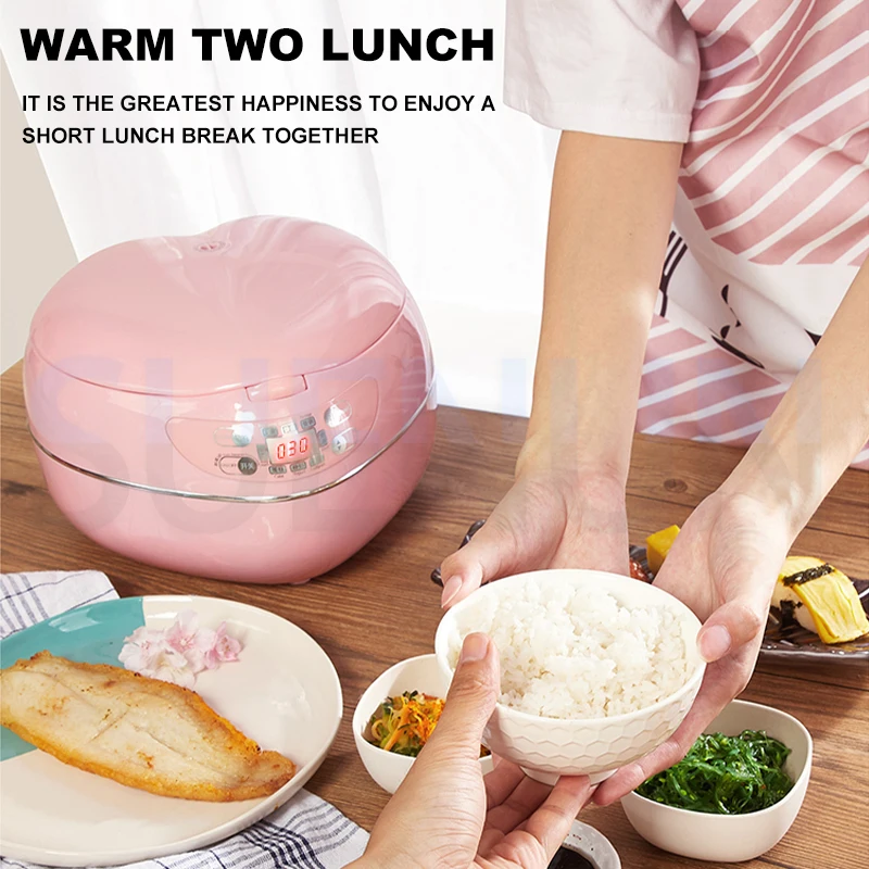 Heart Shaped Rice Cooker Home Multifunctional Rice Cooker Can Be Used For Desserts Soupand Can Be Reserved For Reservation 1.8L 5