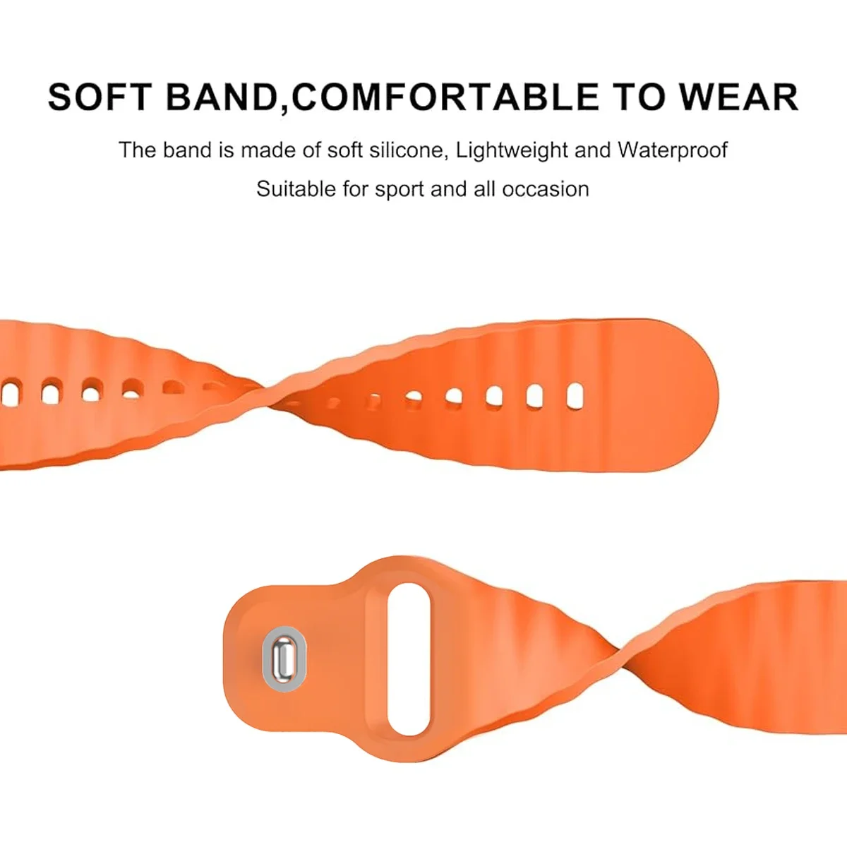 Seamless Silicone Bracelet for Galaxy Watches - Universal Fit