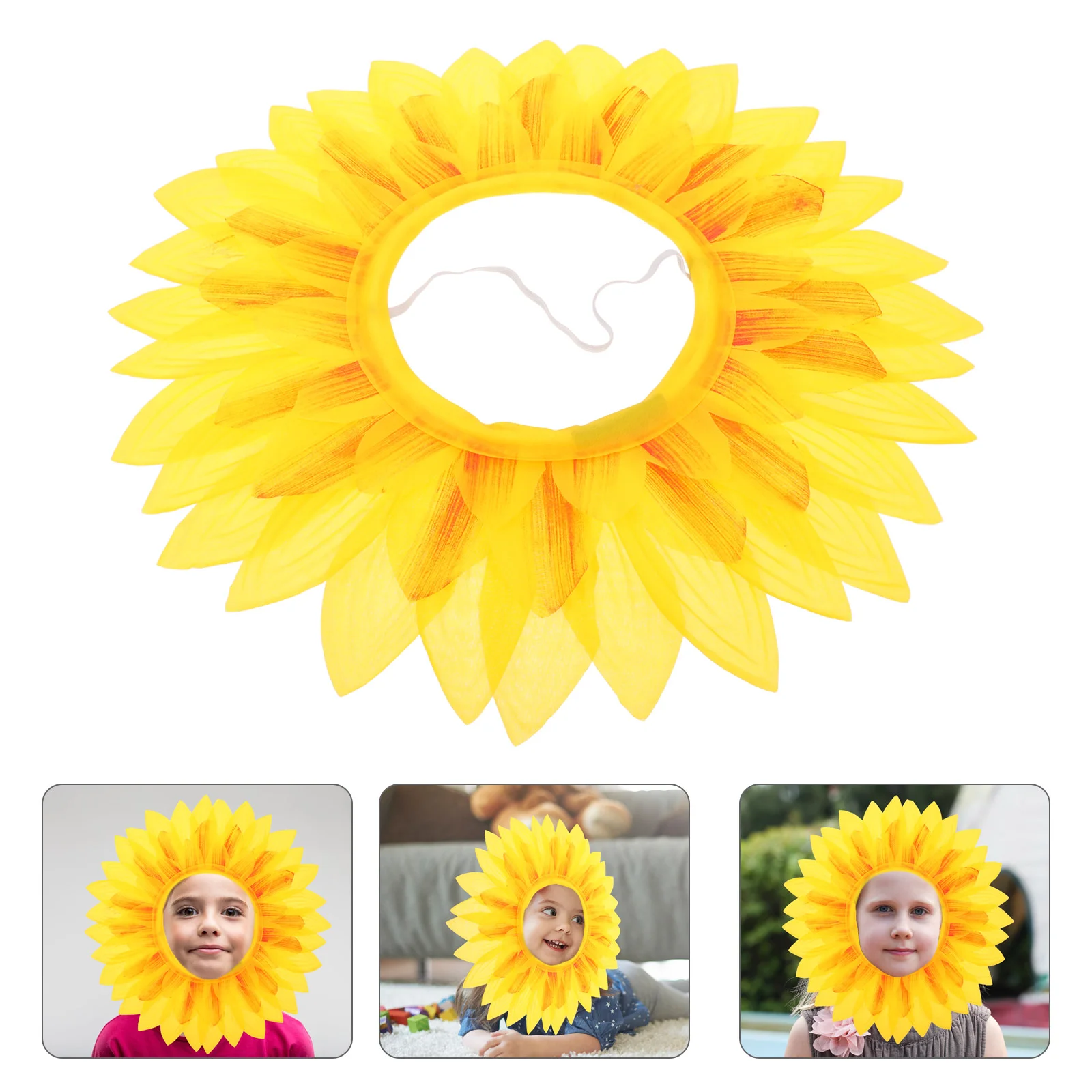 

Funny Show Sunflower Headgear Performance Costume Prop For Dance Party Festival Kids Kindergarten Sports Meeting Entry Props