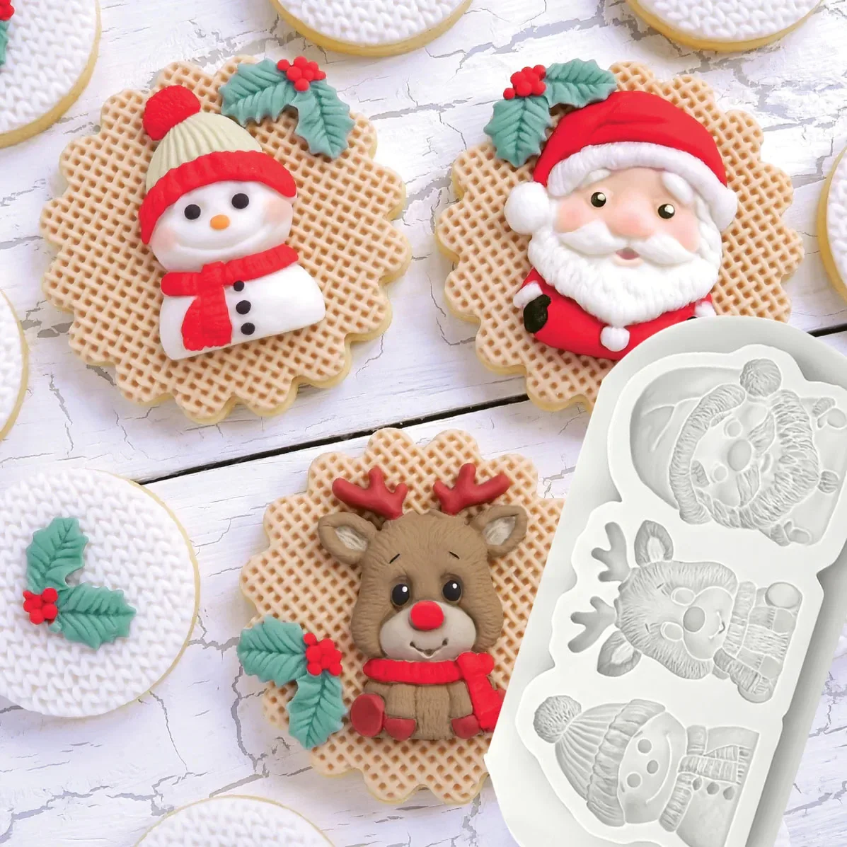 Christmas Silicone Mould resin mold silicone cake mould