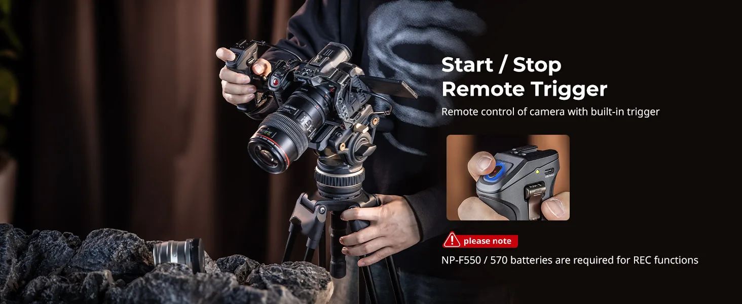 SmallRig Rotating Side Handle with Trigger REC for Canon R5 Mark II/R6/R10 for B