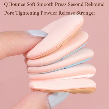 5/10Pcs Mini Finger Puff Foundation Small Air Cushion Powder Sponge Face Concealer BB Cream Cosmetic Applicator Makeup Tools 3