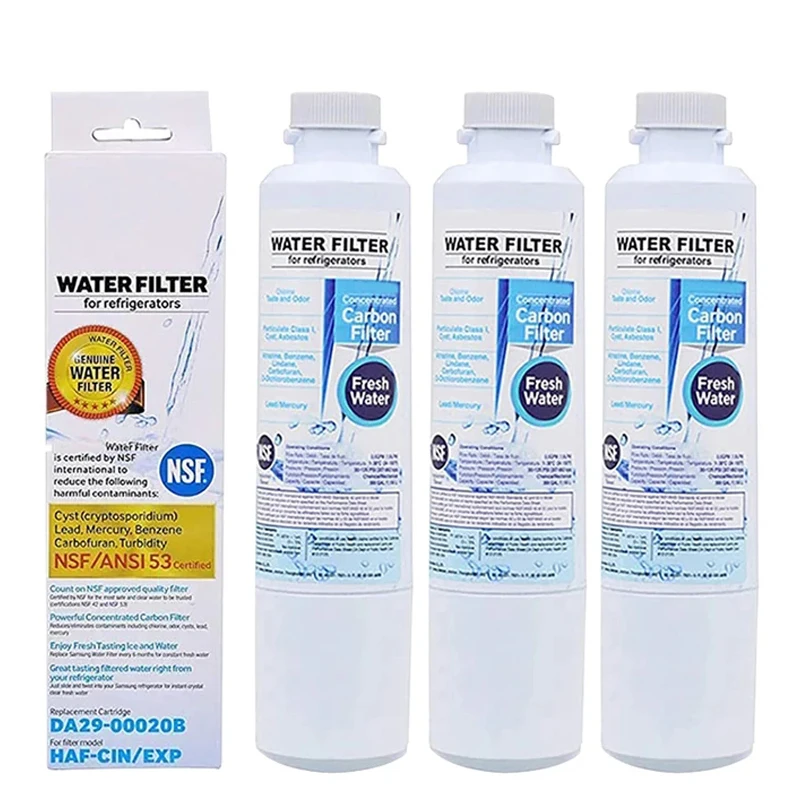 New Water Purifiers Cartridge Activated Charcoal Replacement For Refrigerator Water Filter Element Samsung Da29-00020b