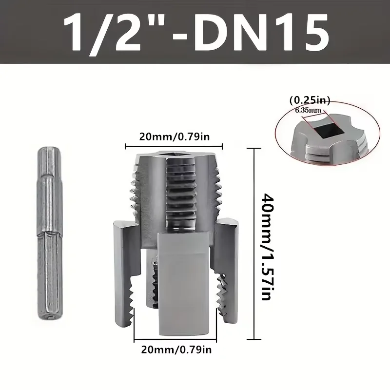 Entegre Su Borusu Konu Açıcı PPR Konu Onarım Aracı Elektrikli Matkap Boru Diş Açma Cihazı 1/2 DN15 3/4 DN20 Sıhhi Tesisat
