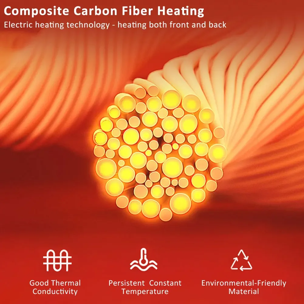 21 Zone Heated Vest Zones Electric Heated Jackets Men Women Sportswear Heated Coat Heat Coat USB Heating Jacket for Camping