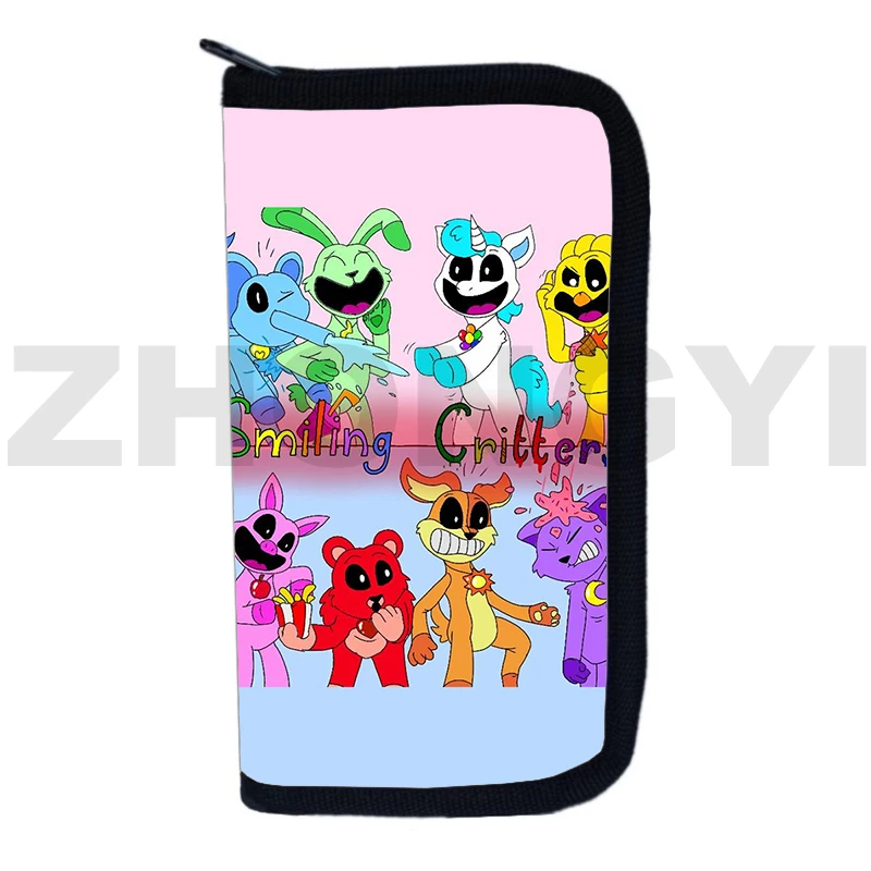 

Smiling Critters Wallets for Men Card Holder Fashion Women Purses Money Bags Handbags Zipper Cute Coin Purse Teenager Cash Bags