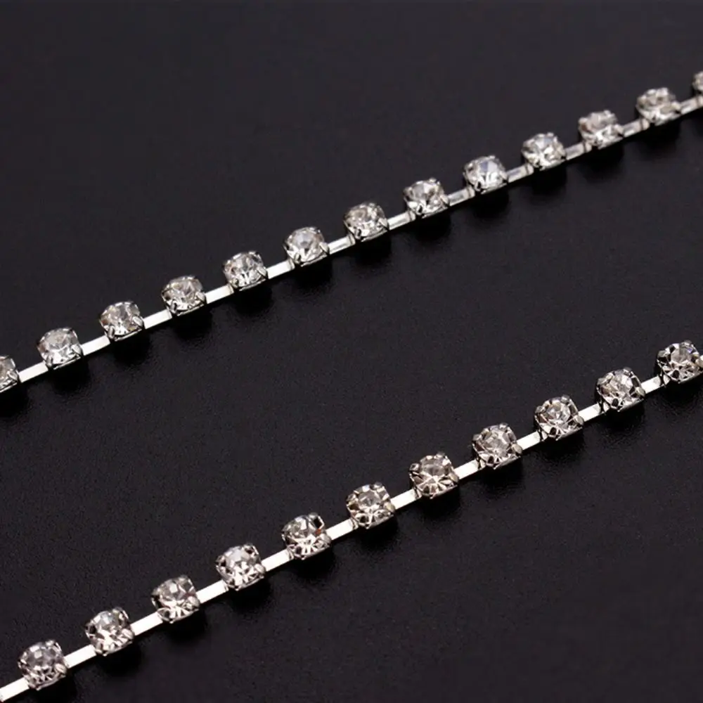 Fashion Metal Bras Straps Aniti-slip Rhinestone Underwear Strap Pearl Adjustable Shoulder Straps