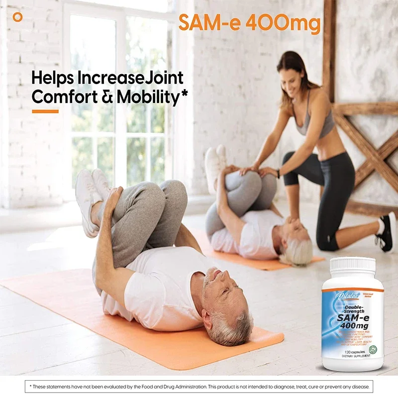 Sam-E 400mg Joint Supplement Supports Joint Health Brain Function Improves Mood Boosts Energy Levels Relieves Stress