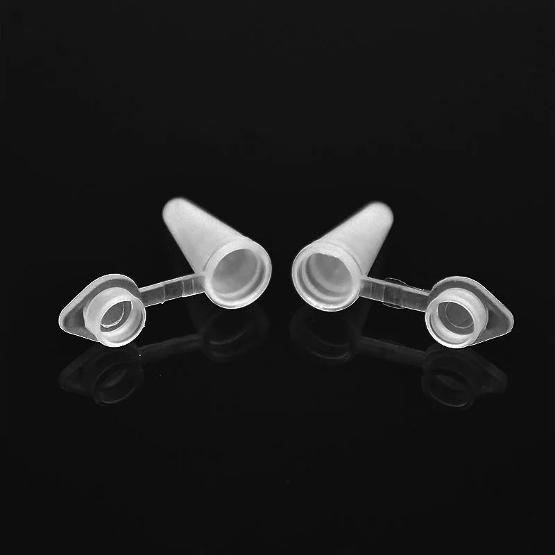 PCR Tube Laboratory Centrifugal Tube Plastic Centrifuge 0.1 ml Frosted EP Micro 100ul With Cover 7mm *17 mm 1000/PK