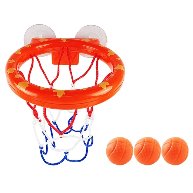 

Bath Basketball Toy for Kids Bathtub Basketball Hoop &Balls Set Included 3 Balls
