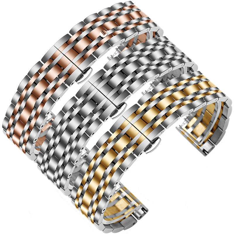 Stainless Steel Wristband for Watches - Stylish Unisex Accessory