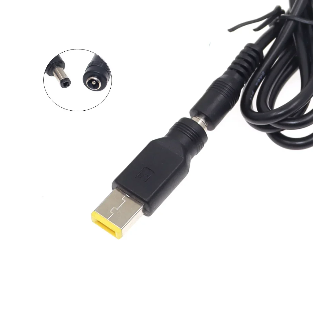 Universal DC Power Adapter – 5.5x2.1mm Female to Square Plug Configuration