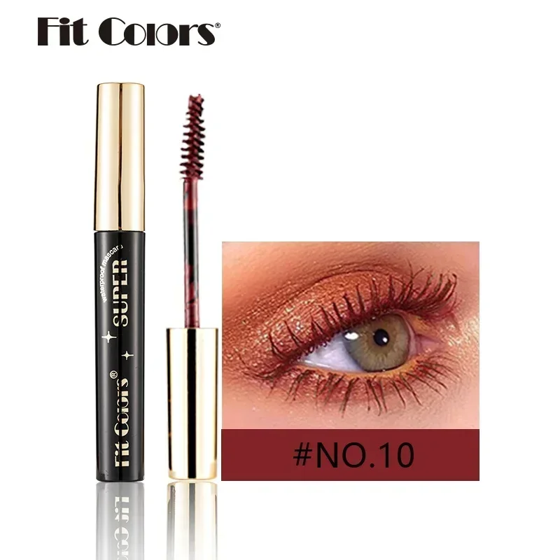 14 colori Mascara colorato Ricciolo spesso Impermeabile Non sbavante Trucco da palcoscenico Naturale Duraturo Viola Bianco Rosso_voghion.com