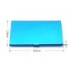 1 Pc Men Business Card Case Stainless Steel Aluminum Holder Metal Box Cover Women Credit Business Card Holder Case 6