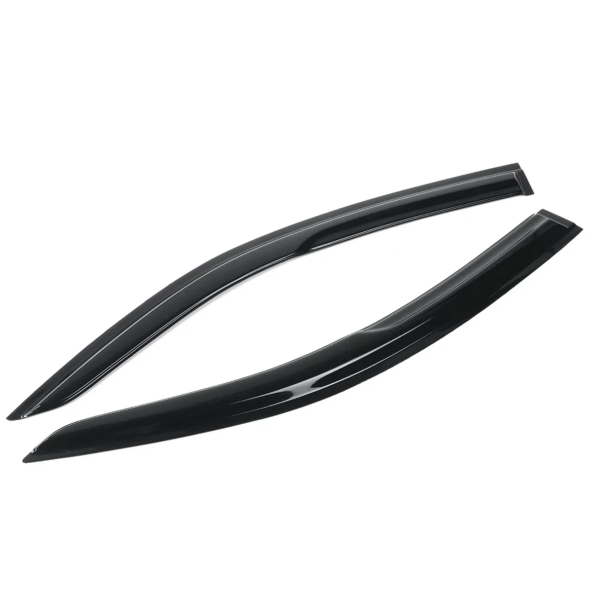 4pcs Car Side Window Visor Guard Vent Awnings Shelters Black Tinted Rain Guard Door Visor For TOYOTA For C-HR CHR -