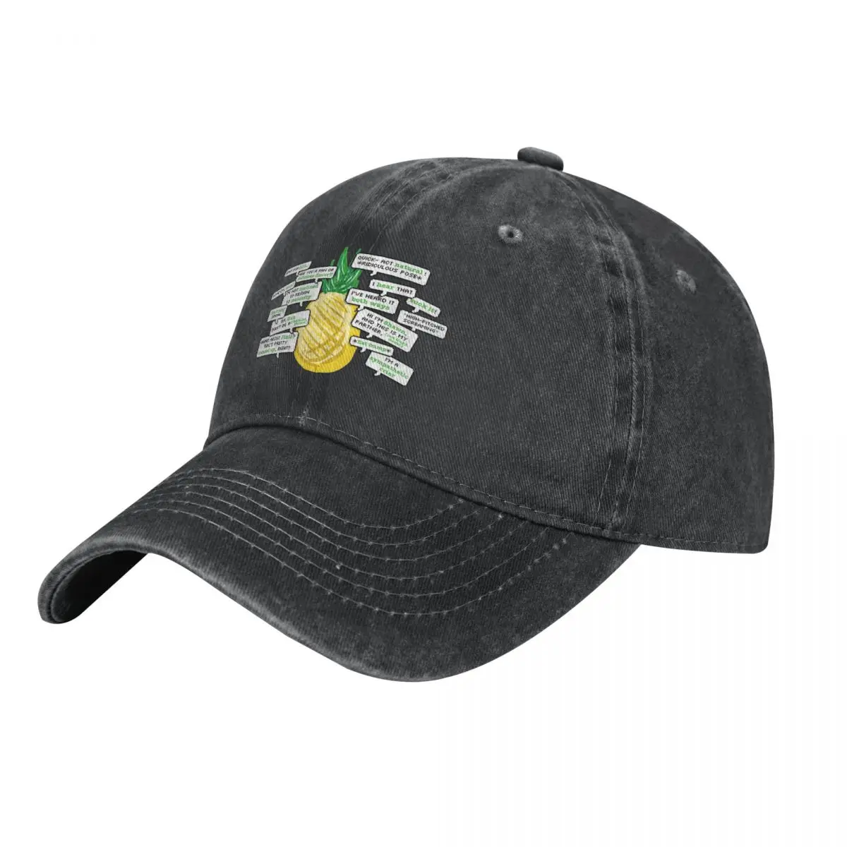 

Iconic Psych Quotes ft. a Pineapple Cowboy Hat Kids Hat Hat Man Luxury western sun Baseball For Men Women's
