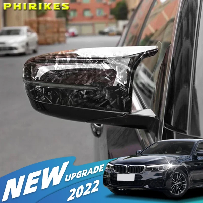 

Carbon Fiber Exterior Side Rearview Mirror Cover Trim For BMW 4 5 7 8-Series G20 G21 G28 G11 G12 G14 G15 G16 G30 G31 G38 G22