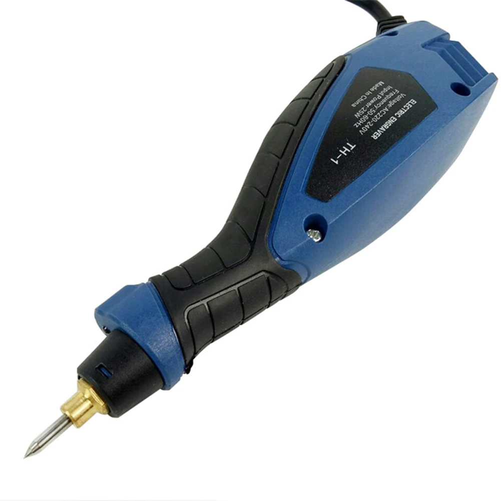 Engraving Machine EU 220V Electric Engraver 220V 25W Jewelry Carving Pen Metal Wood Engraving Lettering Pen 01.1-0.5mm Depth Carving Tools