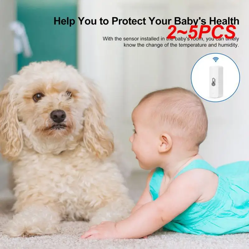 

Умный Wi-Fi датчик температуры и влажности Tuya 3,0, 2-5 шт.