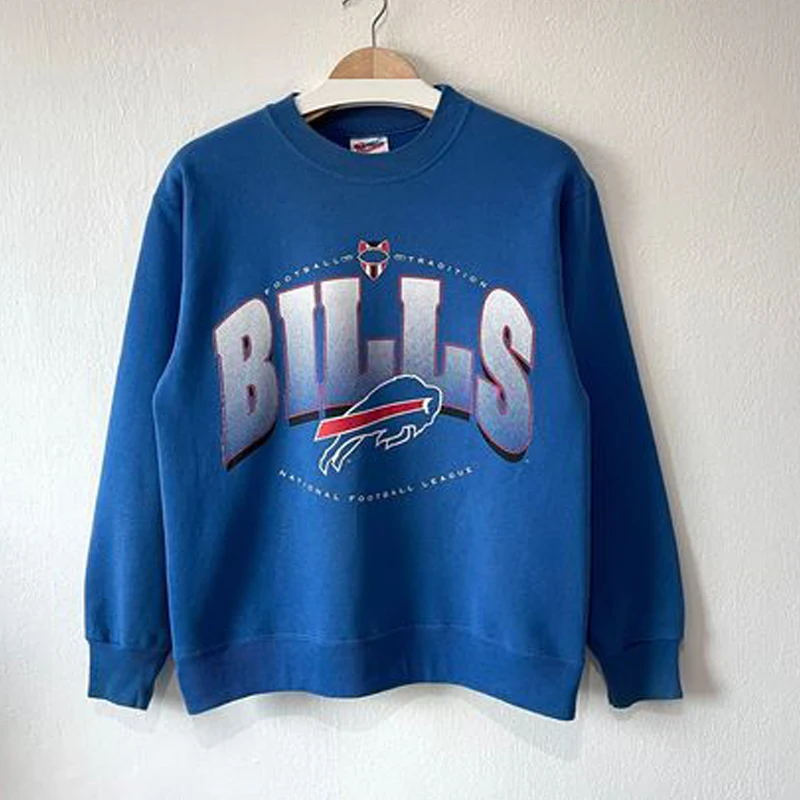 Unisex Retro Loose Fashionable Cotton Letter Print Sports Pullover
