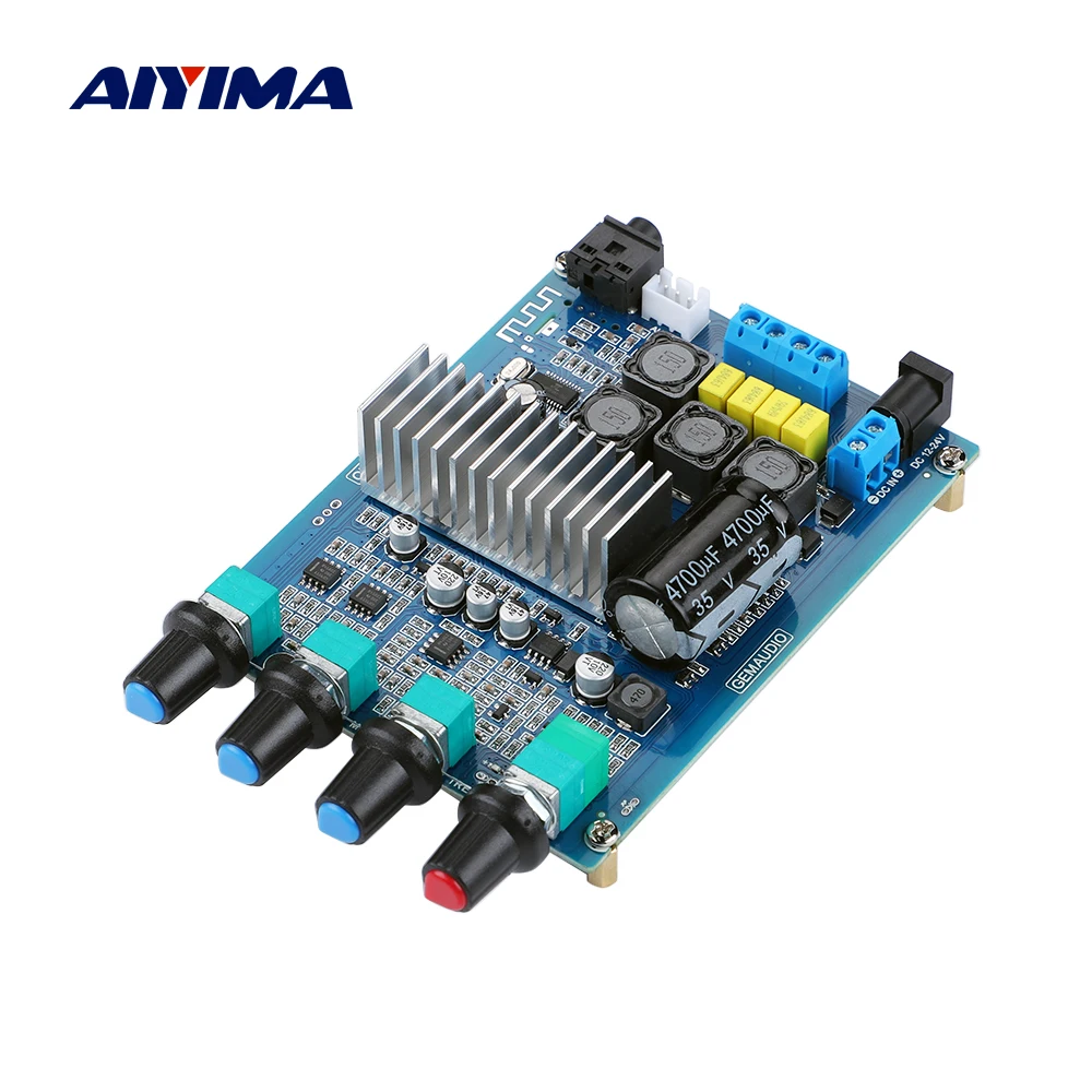 

AIYIMA TPA3116 Bluetooth 5.0 Amplifier Board HiFi Power Amplifiers 50Wx2 Digital Sound Amplificador Stereo Home Audio Amp