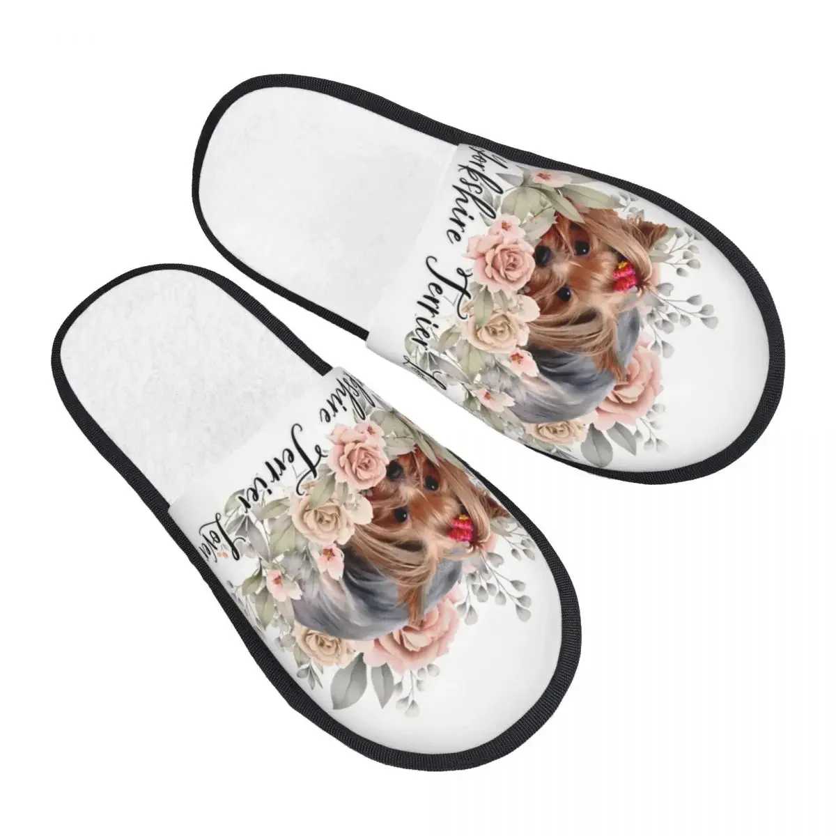 

Yorkshire Terrier Mom Yorkshire Terrier Dad House Slippers Comfy Memory Foam Yorkshire Terrier Lover Slip On Spa Slipper Shoes