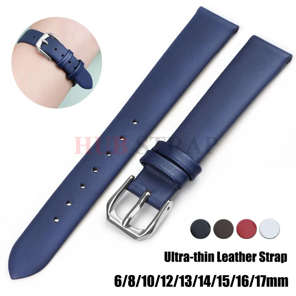 Women's Fashion Genuine Leather Watchband - Small Universal Strap