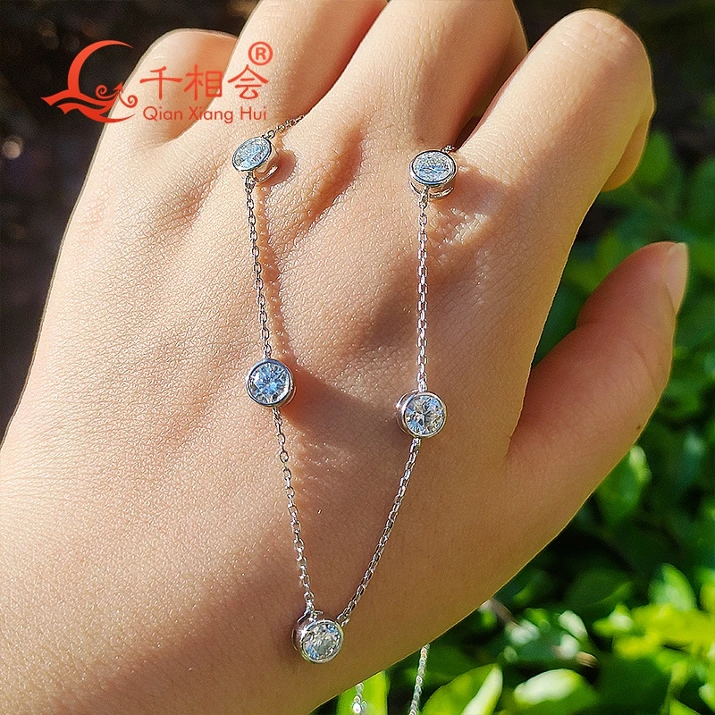 LIBALF モアサナイトネックレス　トライアングル MOISSANITE NECKLACE –TRIANGLE–
