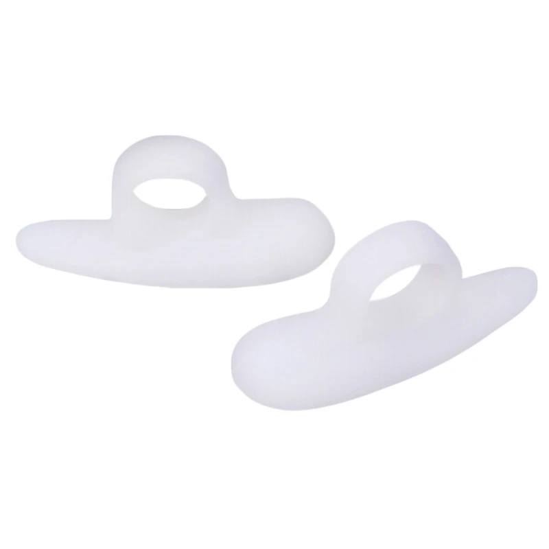 

2Pcs/pair Unisex Hammer Toe Cushions Silicone Protector Separator Gel Support Pads Temporary Corrector Straightener Bunion Guard