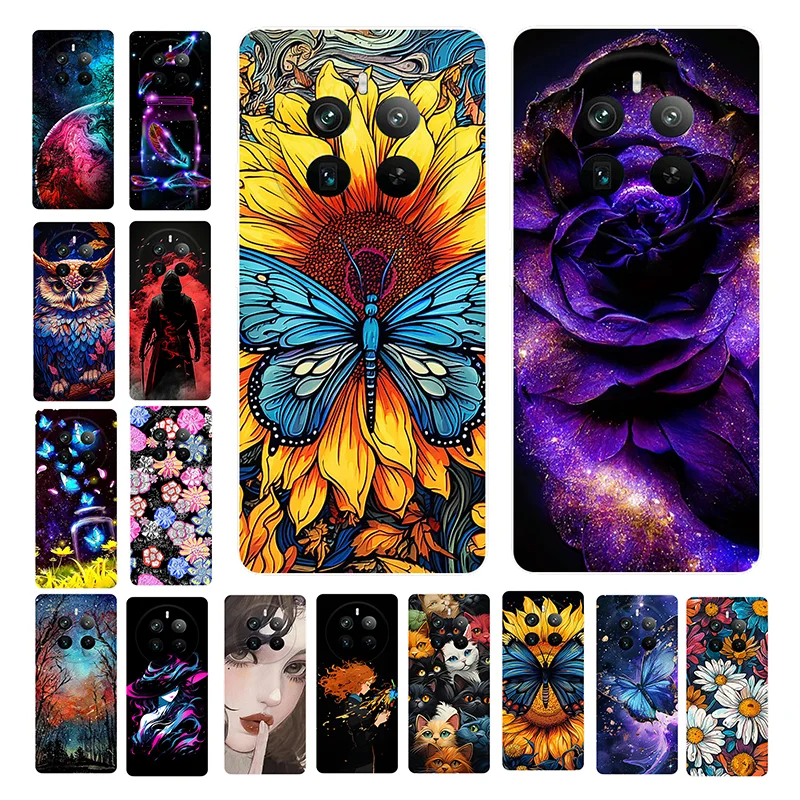 Elegant Black Butterfly Silicone Bumper Protective Phone Case