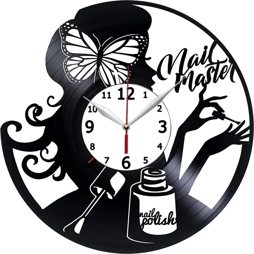 Nail Art Master Nail Salon Clock, Beauty Salon Clock Nail Bar Clock