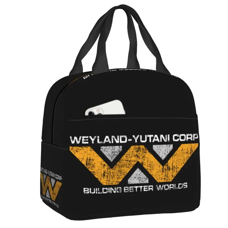 

Weyland Yutani Corp Insulated Lunch Bag for Women Leakproof Aliens Nostromo Cooler Thermal Lunch Box Office Work School