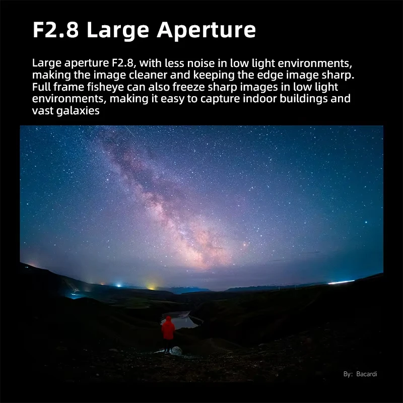 브라이트인 스타 11mm F2.8 II 풀프레임 어안렌즈, 182 °   E/RF/Z/L용 초광각 수동 초점 렌즈
