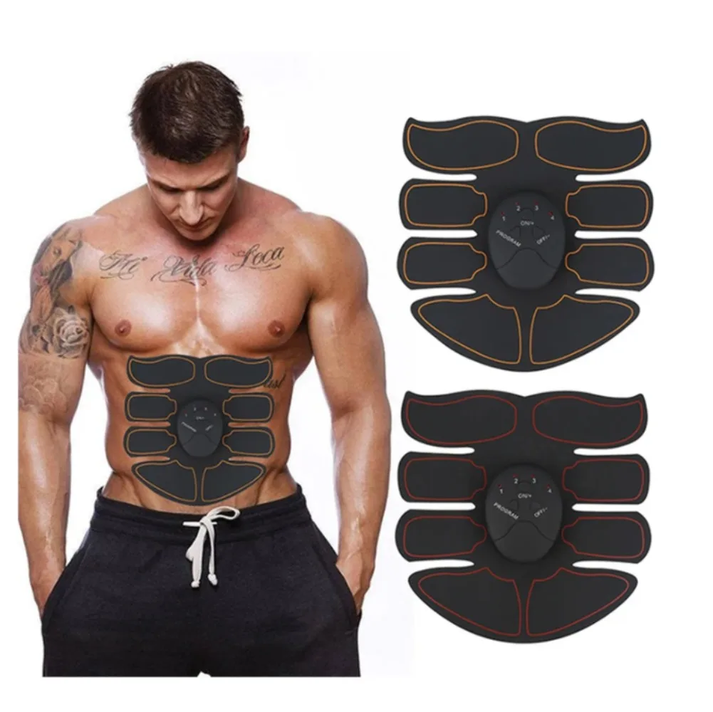 Muscle Stimulator Abdominal Exerciser Fitness Abs Stimulator EMS Slimming Machine Massager Electric Abdomen Trainer Machine