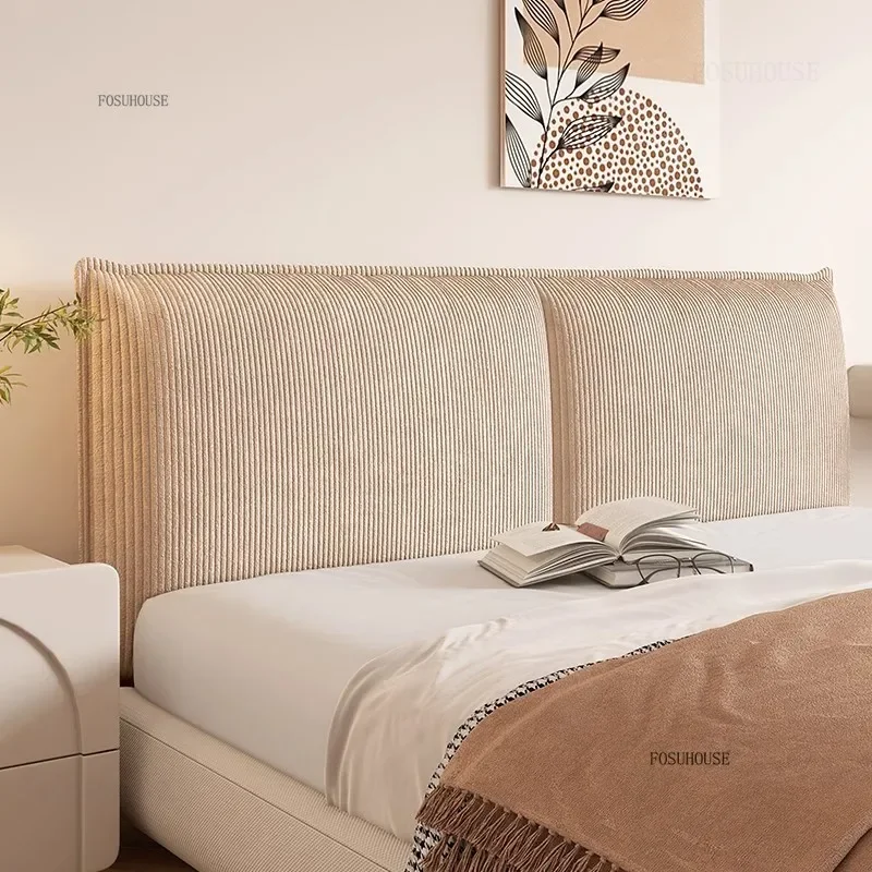 European Corduroy Bed Headboards for Bedroom Soft Backrest New Headboards Stylish Multifunctional Bedroom Furniture for Home