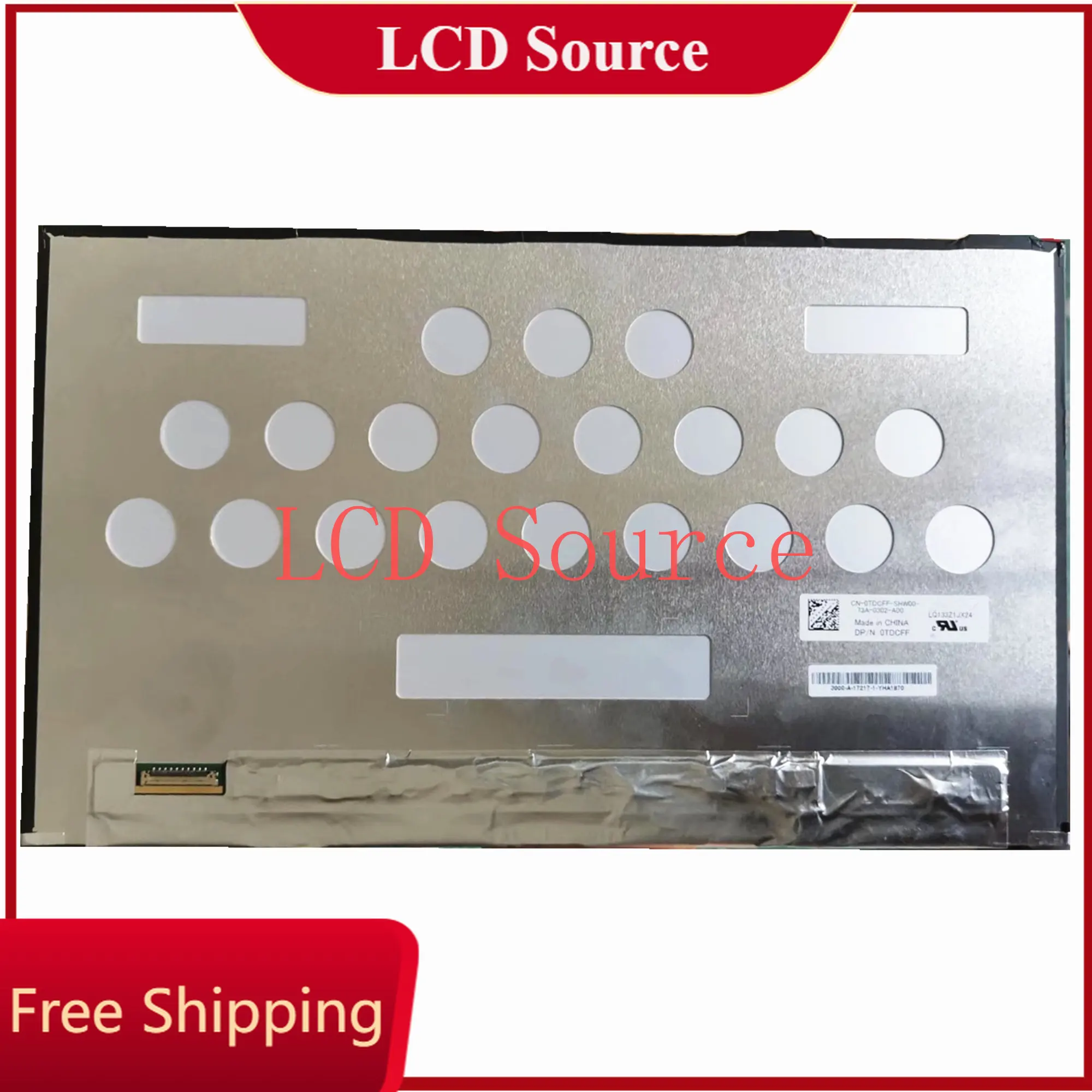 

LQ133Z1JX24 13.3" 4K for Dell XPS 13 9365 Laptop DP/N 0TDCFF 3200X1800 LED LCD Screen