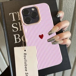 Cute Small Love Heart Fresh Phone Case Cover - Galaxy S23 Ultra (5)