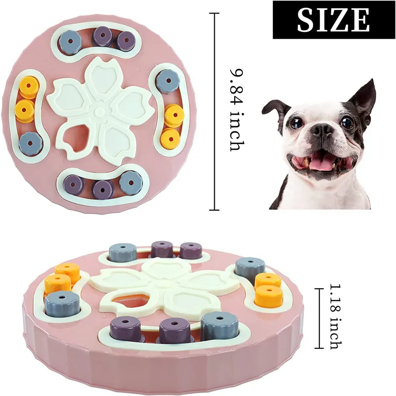 Dog Puzzle Toys Slow Feeder Interactive Increase Puppy IQ Food Dispenser Slowly Eating NonSlip