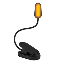 Rechargeable Clip On Blue Blocking Amber LED Light for Reading in Bed 1600K Eye Care Light for Strain-Free Healthy Eyes 1