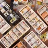 18rolls Pack Vintage Washi Tape Set for Kids Journaling Scrapbooking DIY Art Crafts 1