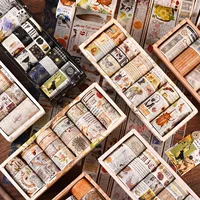 18rolls Pack Vintage Washi Tape Set for Kids Journaling Scrapbooking DIY Art Crafts 1