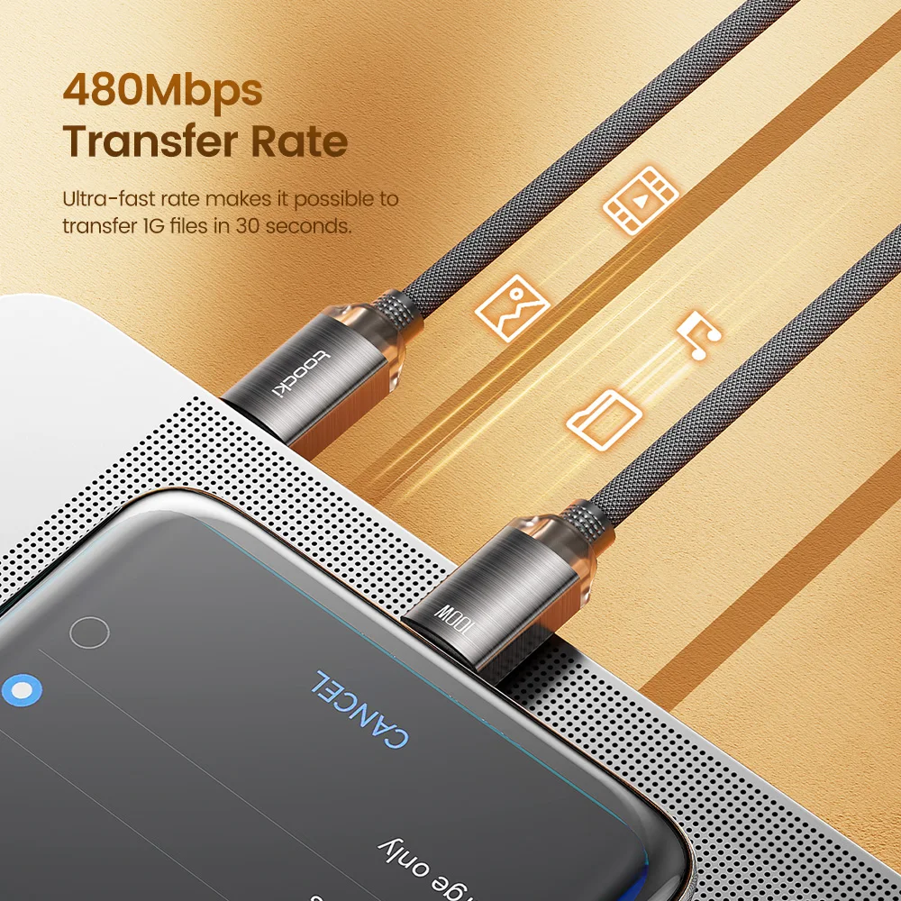 รูปสินค้า สายชาร์จ USB-C ชาร์จเร็ว รองรับหลายแบรนด์