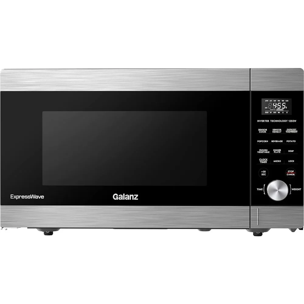 

Microwave Oven, Sensor Cook & Sensor Reheat, 10 Variable Power Levels, Express Cooking Knob, 1250W 2.2 Cu Ft Stainless Steel